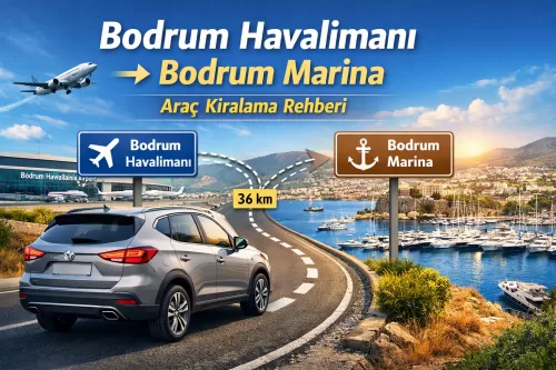 Bodrum Hava Limanı, Bodrum Marinası Avtomobil Kirayəsi