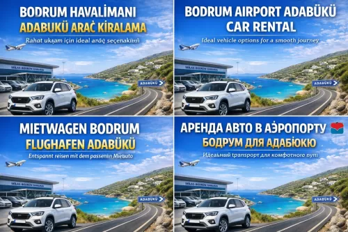 Autovermietung am Flughafen Bodrum Adabuku